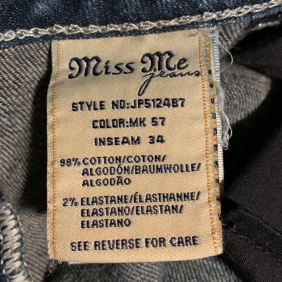 Miss Me Boot Jean size 29 inseam 34 - Picture 3 of 9